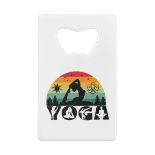 Yoga - Vrede, Liefde en Licht Kredietkaart Flessenopener