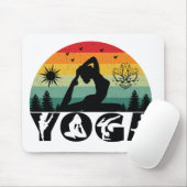 Yoga - Vrede, Liefde en Licht Muismat (Met muis)