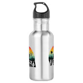 Yoga - Vrede, Liefde en Licht Waterfles (Achterkant)