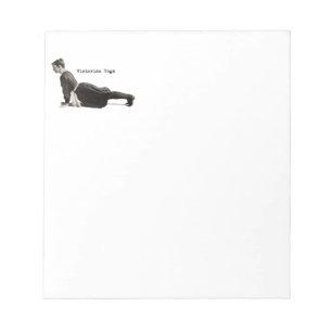  Yoga Vrouw Up Dog Antiek Notitieblok