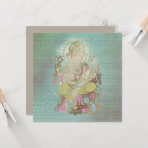 YOGA - Wenskaart, Ganesha Kaart