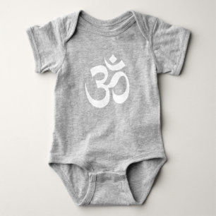 Yoga wit Om Hindu Boeddhist Symbool Romper