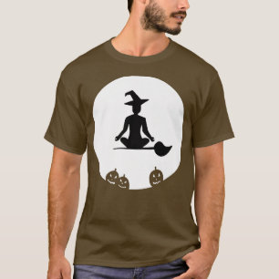 YOGA WITCHES Helloween Meditation Namaste Fitn T-shirt