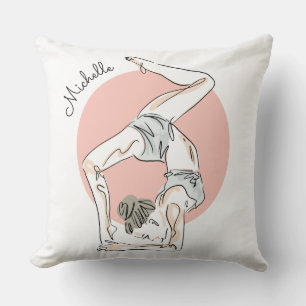 Yoga Woman, de douanenaam werpt kussens