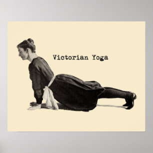 Yoga Woman doet een hogere dosis Poster