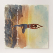 Yoga Woman- Mindfulness Morning  Legpuzzel (Horizontaal)