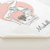 Yoga Woman nom personnalisé couverture (3/4)