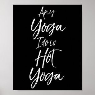 Yoga Workouts Fitness Design Studio Dames Hete Yo Poster