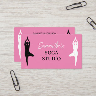 Yoga workshop visitekaartje sjabloon ontwerp
