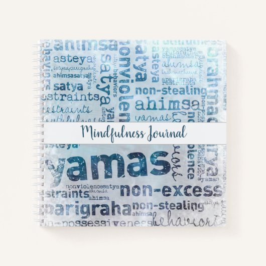 Yoga Yamas Mindfulness Journal (Devant)