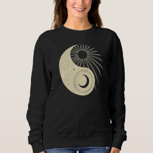Yoga Ying Yang Sun Moon Graphic T - shirts for Wom