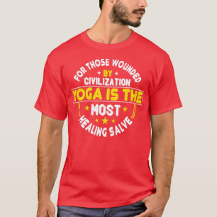 Yoga Yoga is de meest genezende zalf T-shirt
