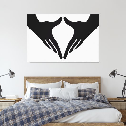 Yoga Yoni Mudra Canvas Afdruk (Insitu (Slaapkamer))