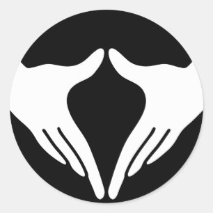 Yoga Yoni Mudra Ronde Sticker