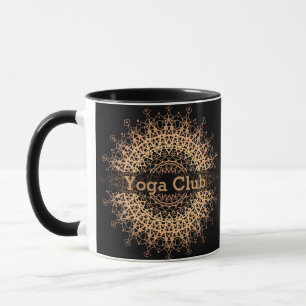 Yogacentrum, yoga, sport, mandala, Gouden mandala Mok