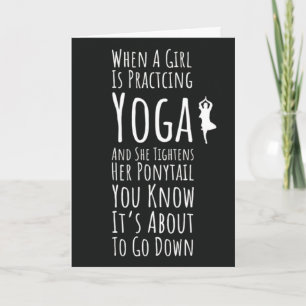 Yogakaarten voor vrouwen voor haar yogi kaart