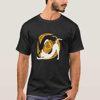 Yogakat, meditatiekat t-shirt