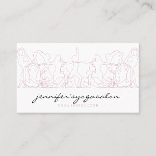 Yogalerares Roze Visitekaartje
