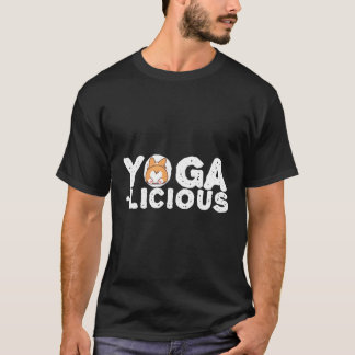 Yogalicious Fun Schattigee Yoga Meditatie T-shirt