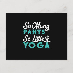 Yogaliefhebber Zoveel Broeken Zo Weinig Yoga Briefkaart