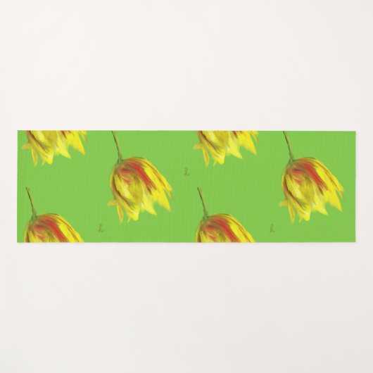 Yogamat Tulp (Voorkant (horizontaal))