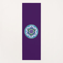 Yogamat with Sacred Geometry Mandala