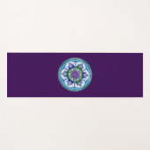 Yogamat with Sacred Geometry Mandala (Voorkant (horizontaal))