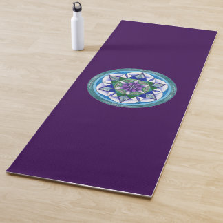 Yogamat with Sacred Geometry Mandala