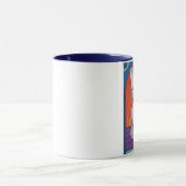 Yogaphant 1 tasse manipulée bleue de sonnerie (Centre)