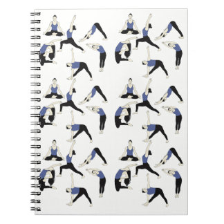 Yogaposen Notizbuch in Blau – für klare Gedanken & Notitieboek