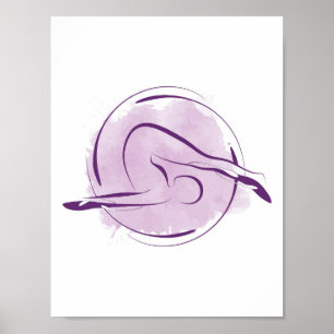 Yogaposter Poster