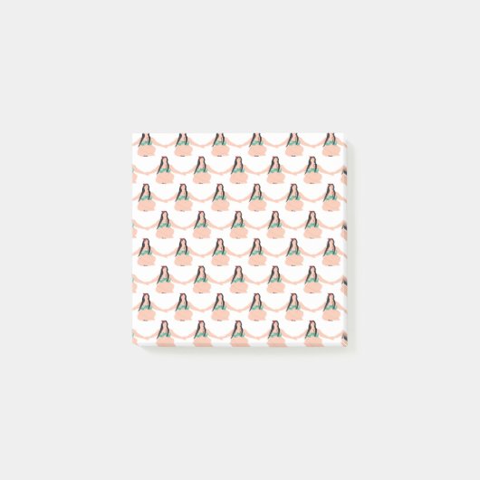 Yogavrouw Post-it® Notes (Voorkant)