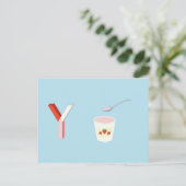 Yoghurt Kaart (Staand voorkant)
