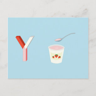 Yoghurtkaart Briefkaart