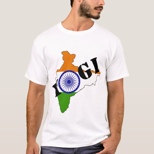 Yogi Adityanath, CM Uttar Pradesh Transform India T-shirt (Voorkant)