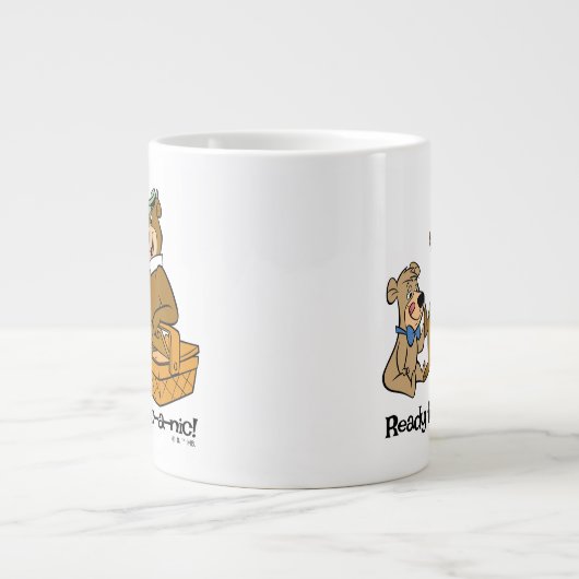 Yogi Beer en Boo-Boo picknick snack Extra Grote Beker (Voorkant)