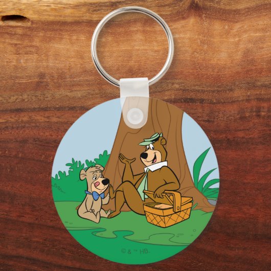 Yogi Beer en Boo-Boo picknick snack Sleutelhanger (Voorkant)