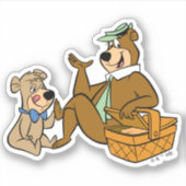 Yogi Beer en Boo-Boo picknick snack Sticker (Voorkant)