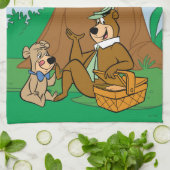 Yogi Beer en Boo-Boo picknick snack Theedoek (Gevouwen)
