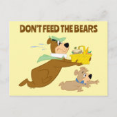 Yogi Beer en Boo-Boo picknickpaniek Briefkaart (Voorkant)