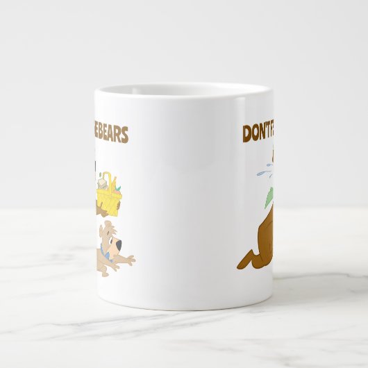 Yogi Beer en Boo-Boo picknickpaniek Extra Grote Beker (Voorkant)