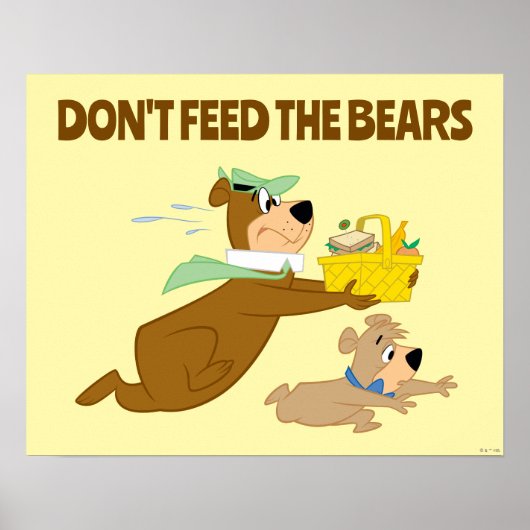 Yogi Beer en Boo-Boo picknickpaniek Poster (Voorkant)