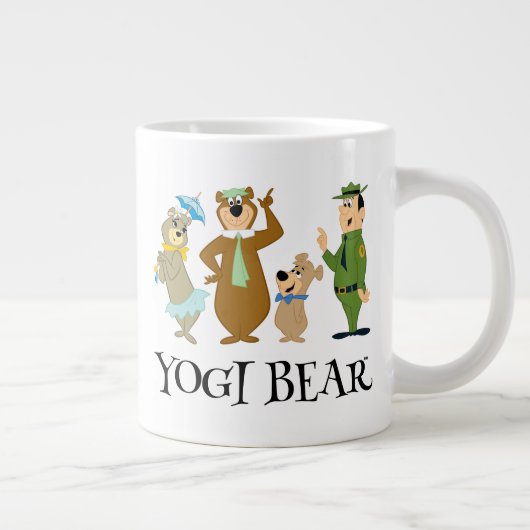 Yogi Beer en vrienden Classic Pose Extra Grote Beker (Rechts)