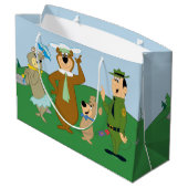 Yogi Beer en vrienden Classic Pose Groot Cadeauzakje (Achterkant Gekanteld)