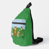 Yogi Beer en vrienden Classic Pose Sling Bag (Rechterhoek)