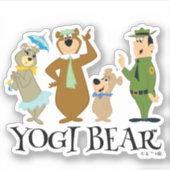 Yogi Beer en vrienden Classic Pose Sticker (Voorkant)