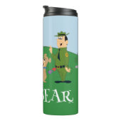 Yogi Beer en vrienden Classic Pose Thermosbeker (Geroteerd rechts)