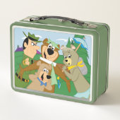 Yogi Beer en Vrienden Framed Forest Afbeelding (Achterkant)