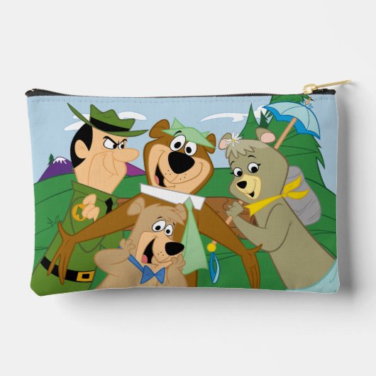 Yogi Beer en Vrienden Framed Forest Afbeelding Etui (Achterkant)