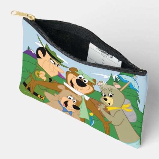 Yogi Beer en Vrienden Framed Forest Afbeelding Etui (Open)